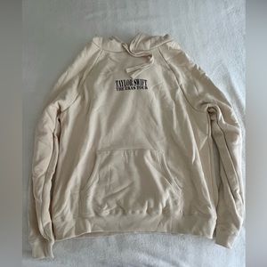 Official Taylor Swift The Eras Tour Beige Hoodie